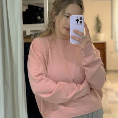 Sweater Milwaukee - Bordó/Marino — Casa Blanca Showroom, Bahía Blanca