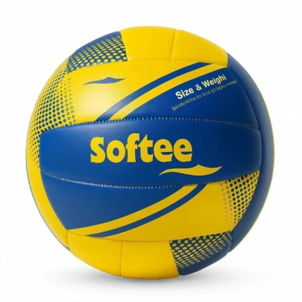 Pelota Vóley azul/amarillo Softee