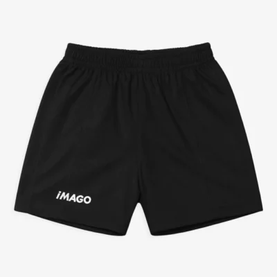 Short de Rugby Soft liso negro niño
