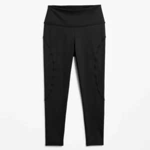 Calza larga con recortes lycra negra CLC001N