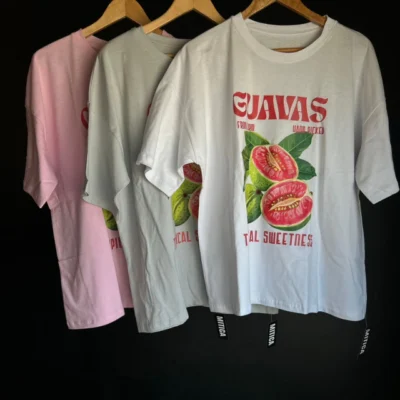 REMERA GUAVAS ALGODON AMPLIA