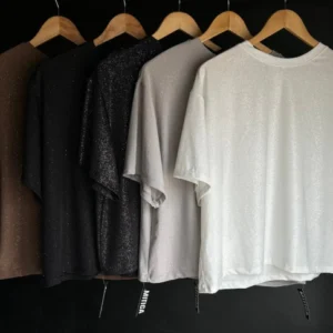 REMERA SHELBI OVER BRILLOS