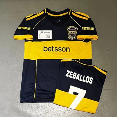 Camiseta Boca 2026 titular Zeballos niño