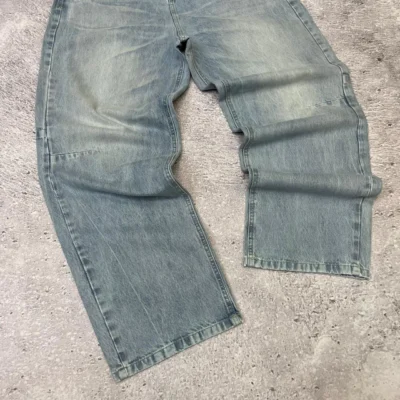 Jean Baggy con Pinza Prelavado - Corte Suelto T38-48
