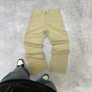 Jean Baggy Beige Básico y Suelto - Prelavado
