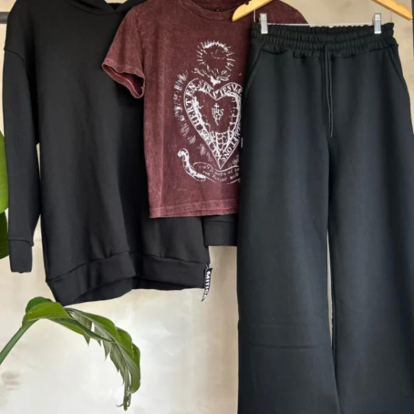 PANTALÓN TOMY // REMERA GEEFT // BUZO ALASKA