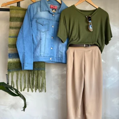 CAMPERA DAISY // REMERA SALMA // PANTALON MADISSON — Mitica Showroom, Bahía Blanca