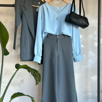 BLAZER SIENNA // BLUSA BRUNA // PANTALON SIENNA — Mitica Showroom, Bahía Blanca