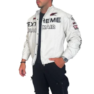 Campera Cuero E Bomber Hombre Extreme Race Moto Vintage YD — Dominic Showroom, Bahía Blanca