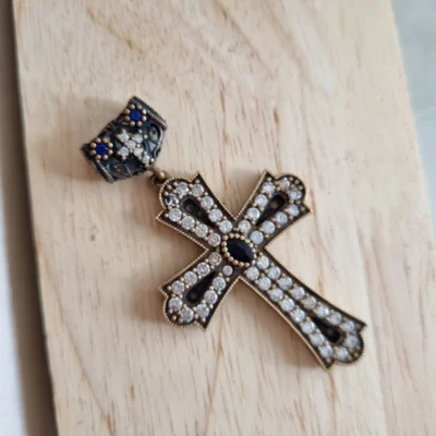 COLLAR MARROQUI CON ONIX EN PLATA TIPO GARGANTILLA — Joyería Debernardi, Bahía Blanca