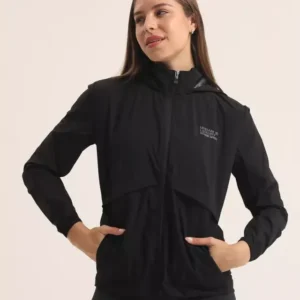 Rompeviento impermeable negro Urban microfibra RUL004N — Upsport Bahía, Bahía Blanca
