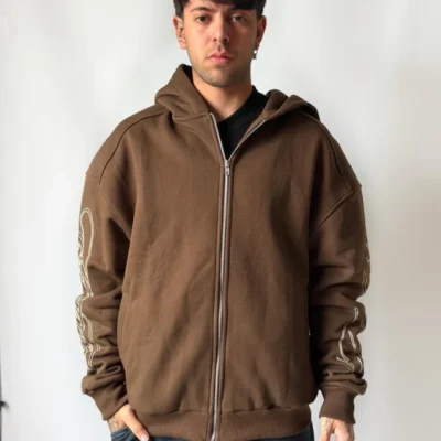 CAMPERA OVER FOUNDERS CHOCOLATE — Signos Indumentaria, Bahía Blanca