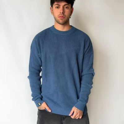 SWEATER LIAM NEGRO/BLANCO — Signos Indumentaria, Bahía Blanca