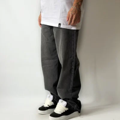 JEAN BAGGY DESGASTADO STAN NEGRO — Signos Indumentaria, Bahía Blanca