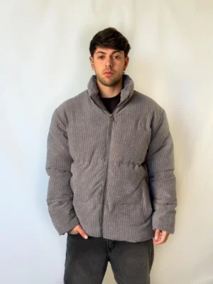 CAMPERA PUFFER CONRAD GRIS — Signos Indumentaria, Bahía Blanca