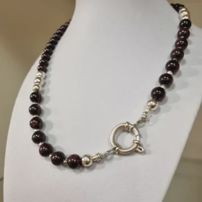 PULSERA DE PERLAS CUTIVO Y CORALES NATURALES ORO — Joyería Debernardi, Bahía Blanca