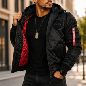Campera Bomber Hombre Inflada Termica Nasa Flight YD USA — Dominic Showroom, Bahía Blanca