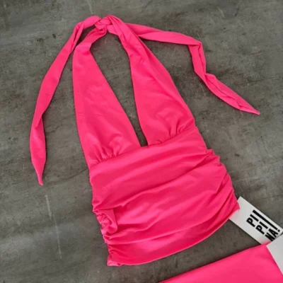 Top Fluo halter — Pipina Showroom, Bahía Blanca