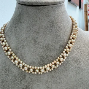 CHOCKER COLLAR PERLAS FANTASIA ANTIGUAS DECADA DEL 20 — Joyería Debernardi, Bahía Blanca