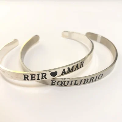 PULSERA DE ACERO CON ESLABONES CORAZON COD: 7629 — Joyería Debernardi, Bahía Blanca