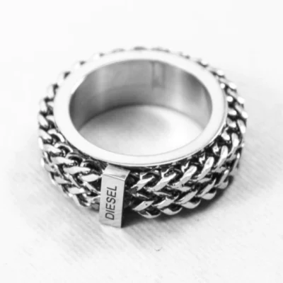 ANILLO ACERO CUADRADO DE COLECCION ITALIA 2996 — Joyería Debernardi, Bahía Blanca