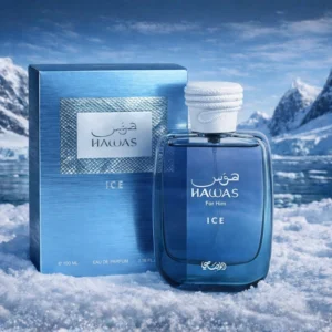 Perfume Hawas ICE Rasasi Hombre Arabe EAU 100ml Spray — Dominic Showroom, Bahía Blanca