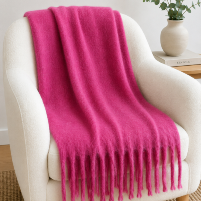 BUFANDON FUCSIA LEER DESCRIPCIÓN — Anacletta Accesorios, Bahía Blanca