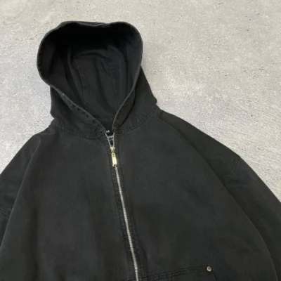 Campera Vaz Bomber de Jean con Capucha Grande y Corte Suelto — NO-END Bahia, Bahía Blanca