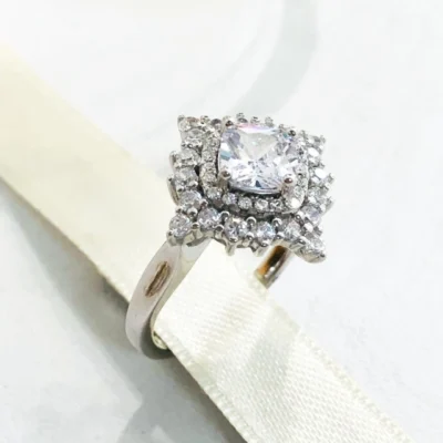 ANILLO SOLITARIO DE PLATA 925 COD: K7240 — Joyería Debernardi, Bahía Blanca