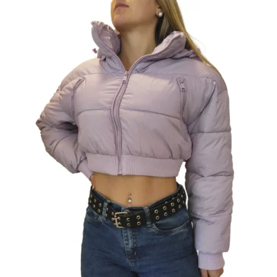 Campera Inflada Puffer Corta Mujer Abrigada Termica Capucha — Dominic Showroom, Bahía Blanca