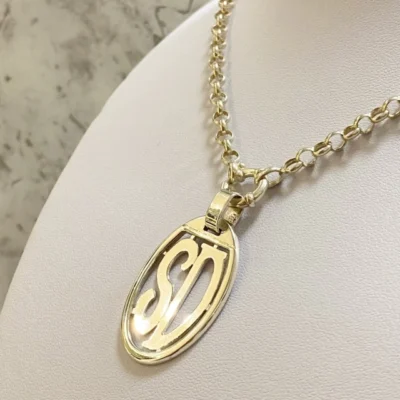 CADENA Y DIJE SUSANITO AZUL CON CADENA PLATA 925 cod:9583 — Joyería Debernardi, Bahía Blanca