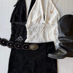 Top de encaje corte marilyn — Cattley Shoes, Bahía Blanca