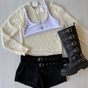 Blusa de encaje Ashley (2 colores) — Cattley Shoes, Bahía Blanca