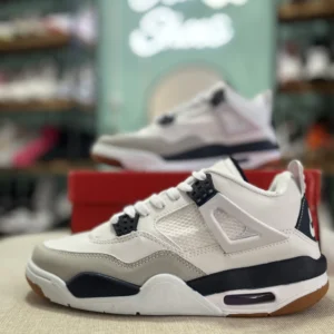 Jordan retro 4 blanca c gris. — AURA SHOES, Bahía Blanca