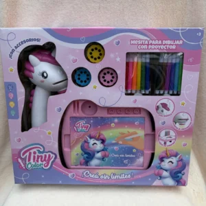 Mesita Proyectora Tiny Color - Unicornio Con Luz y Sonido — Juguetes Mágicos BB, Bahía Blanca