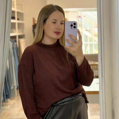 Sweater Bordeau - Lavanda — Casa Blanca Showroom, Bahía Blanca