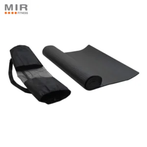 Mat de Yoga Eco de 6 mm Negra con Bolso (importado) — Upsport Bahía, Bahía Blanca