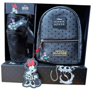 SET DELUXE MINNIE MOCHILA Y PORTA BOTELLA — Juguetería Bambi, Bahía Blanca