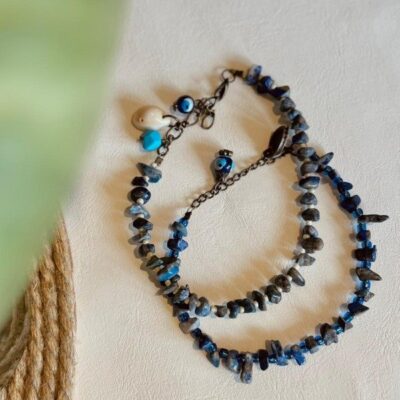 Pulsera lapislázuli — Accesorios La Barbarie, Bahía Blanca