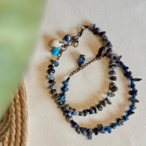 Pulsera lapislázuli — Accesorios La Barbarie, Bahía Blanca