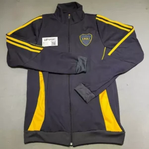 Campera Boca azul oscura con detalles amarillos — Upsport Bahía, Bahía Blanca