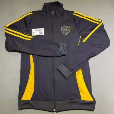 Campera Boca azul oscura con detalles amarillos — Upsport Bahía, Bahía Blanca
