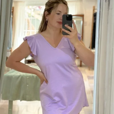 Vestido Galo — Casa Blanca Showroom, Bahía Blanca