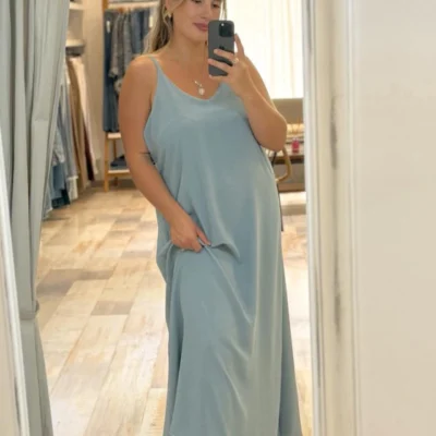 Vestido Galo — Casa Blanca Showroom, Bahía Blanca