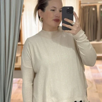 Sweater Alis - Natural — Casa Blanca Showroom, Bahía Blanca